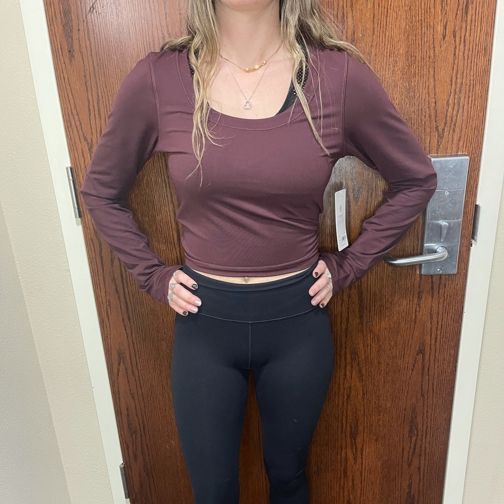 NWT Athleta long sleeve crop - Picture 1 of 4